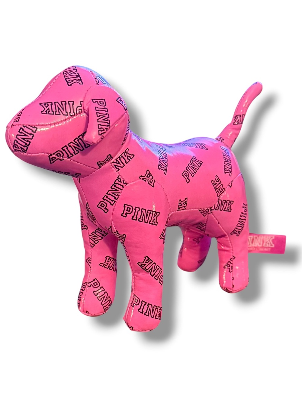 Victoria’s Secret PINK pink logo vinyl dog
